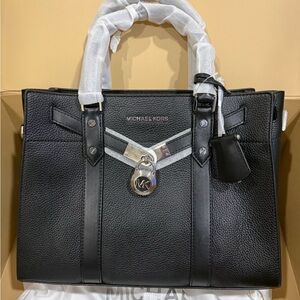 Michael Kors Black Pebbled Leather Handbag